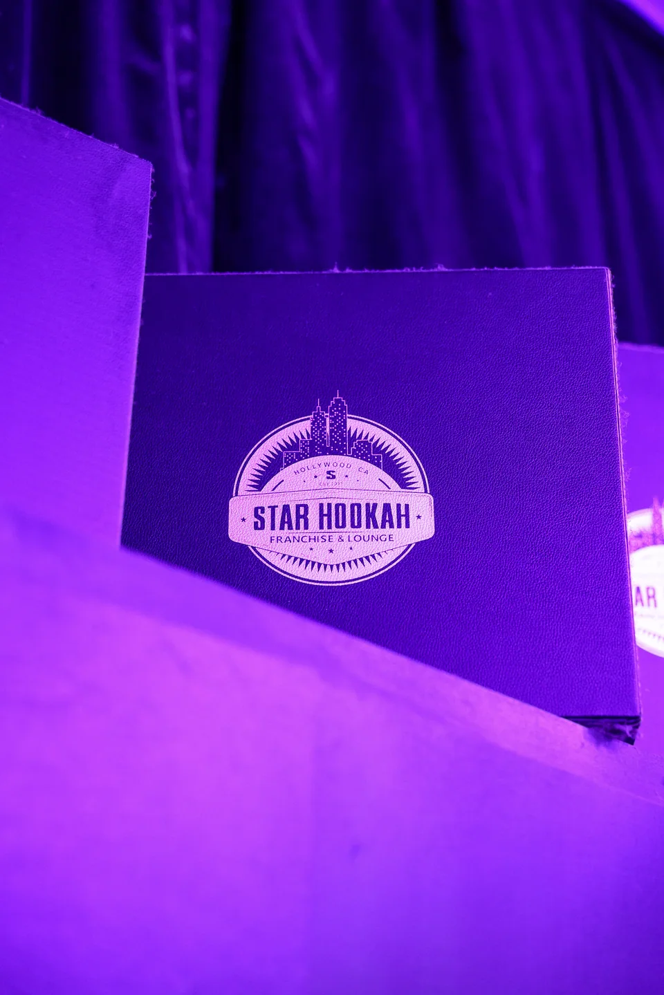 Star’s branded menu cover